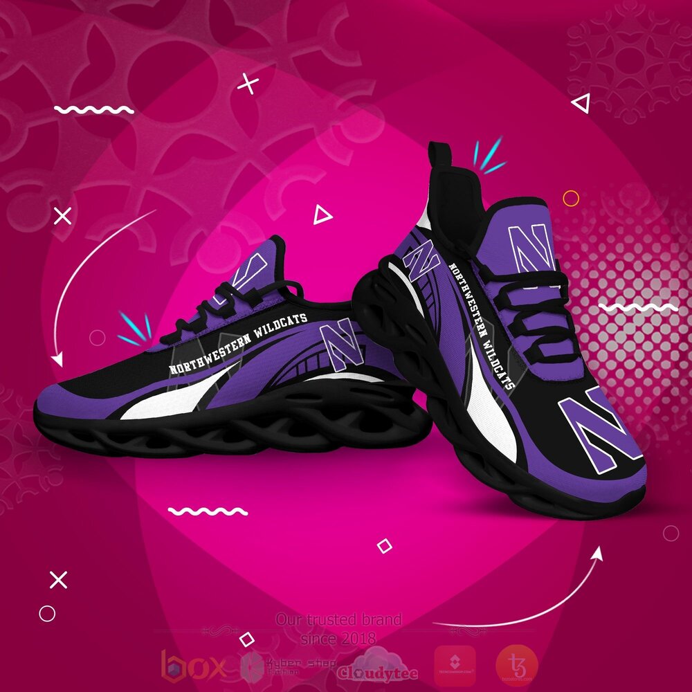 Ncaa Northwestern Wildcats Football Clunky Max Soul Shoes Ncaa Northwestern Wildcats Football Clunky Max Soul Shoes