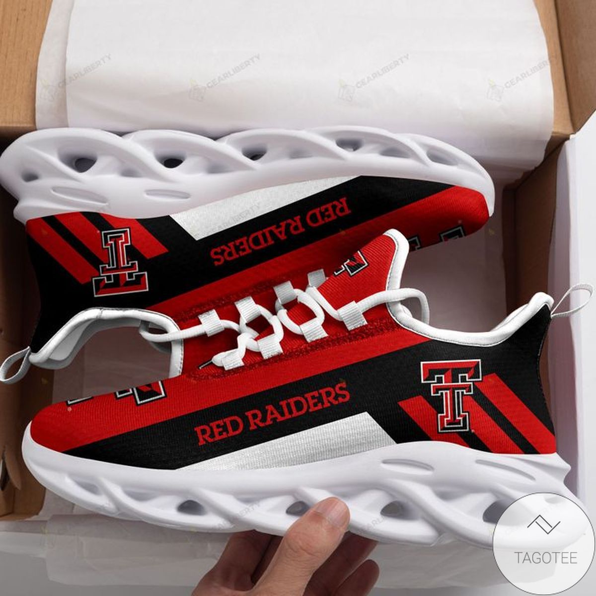 Ncaa Texas Tech Red Raiders Max Soul Shoes Ncaa Texas Tech Red Raiders Max Soul Shoes