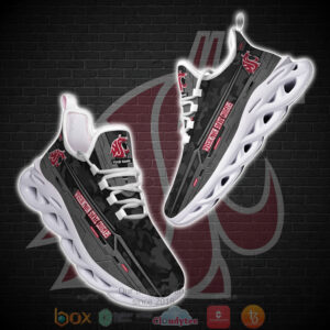 Ncaa Washington State Cougars Football Team Personalized Clunky Max Soul Shoes