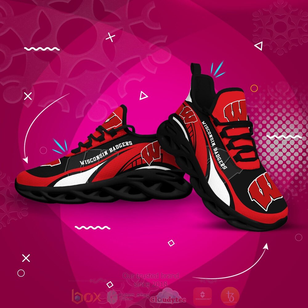 Ncaa Wisconsin Badgers Football Clunky Max Soul Shoes Ncaa Wisconsin Badgers Football Clunky Max Soul Shoes