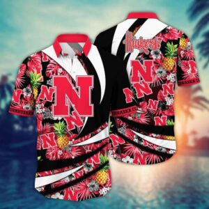 Nebraska Cornhuskers Tropical Pineapple Hawaiian Shirt