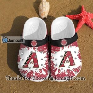 [New] Arizona Diamondbacks Logo Pattern Crocs Gift