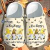 [New] Bee Happy Gnomes Crocs Crocband Clogs Gift