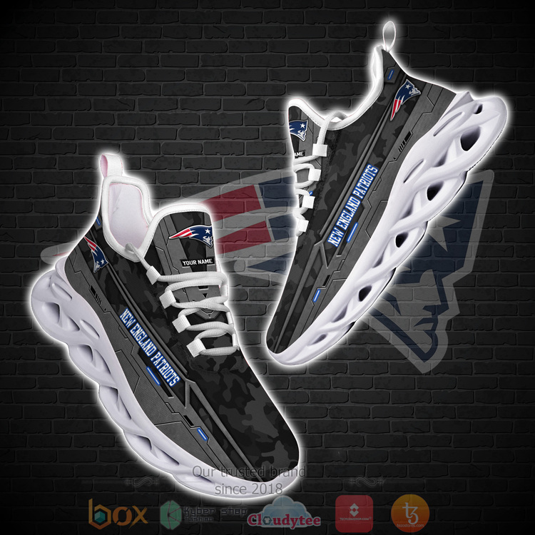 New England Patriots Football Team Personalized Clunky Max Soul Shoes New England Patriots Football Team Personalized Clunky Max Soul Shoes