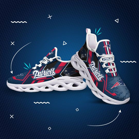 New England Patriots Nfl Max Soul Clunky Shoes New England Patriots Nfl Max Soul Clunky Shoes