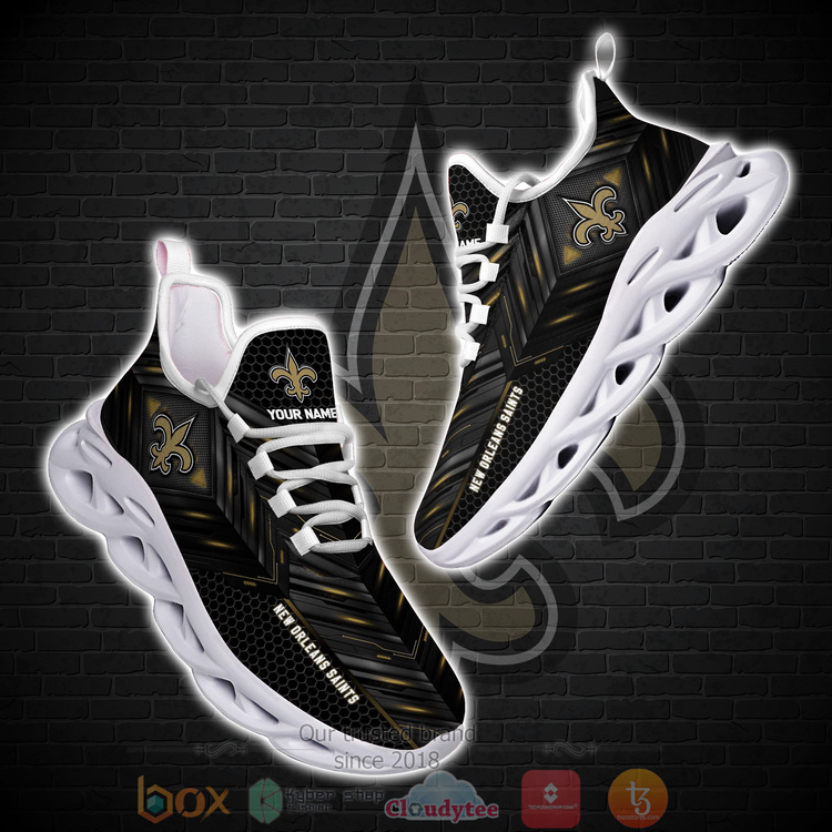 New Orleans Saints Nfl Personalized Clunky Max Soul Shoes New Orleans Saints Nfl Personalized Clunky Max Soul Shoes