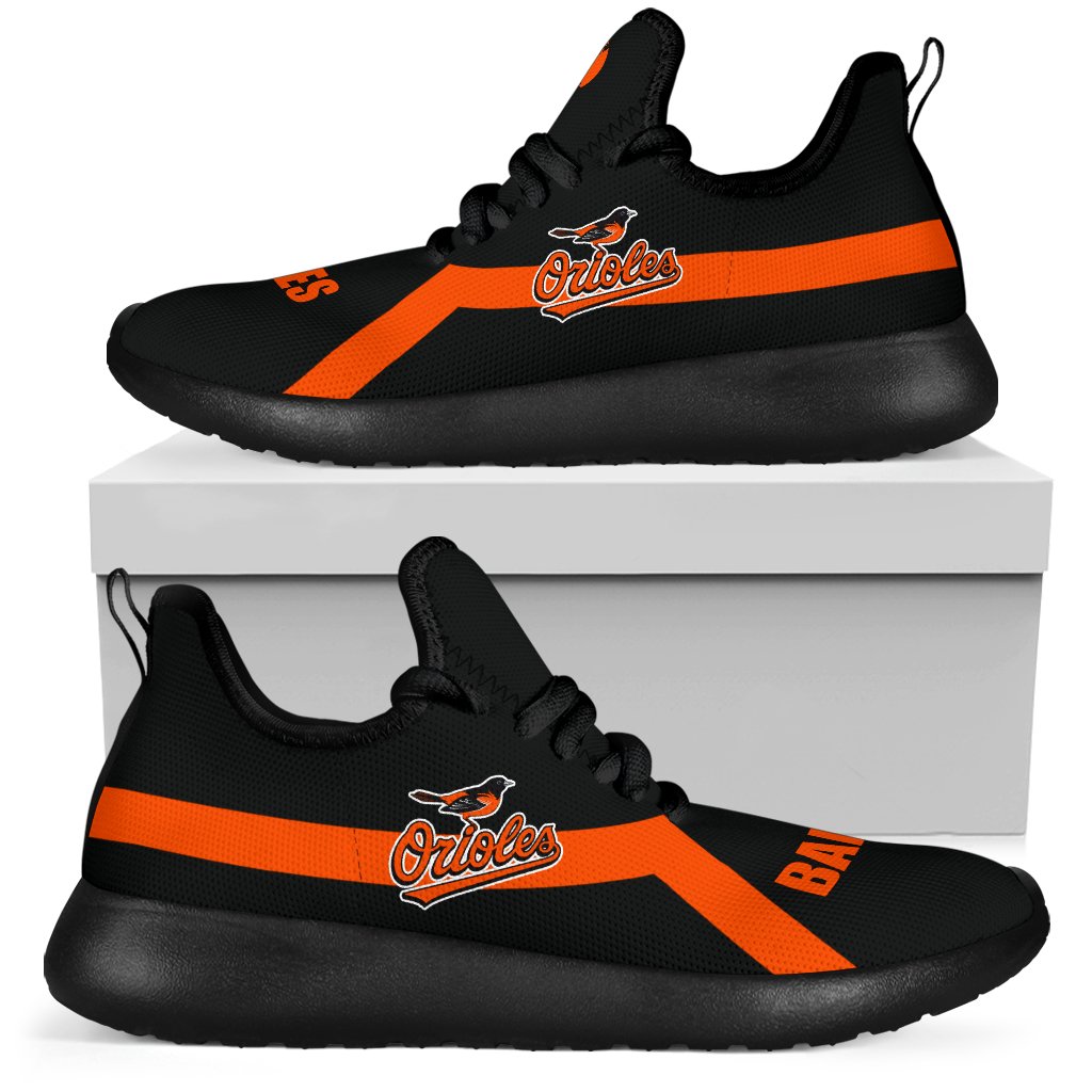 New-Style-Line-Logo-Baltimore-Orioles-Mesh-Knit-Sneakers-1