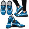 New Style Line Logo Detroit Lions Mesh Knit Sneakers