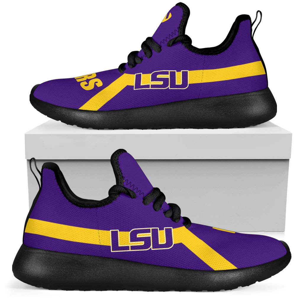 New-Style-Line-Logo-LSU-Tigers-Mesh-Knit-Sneakers-1