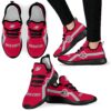 New Style Line Logo Ohio State Buckeyes Mesh Knit Sneakers