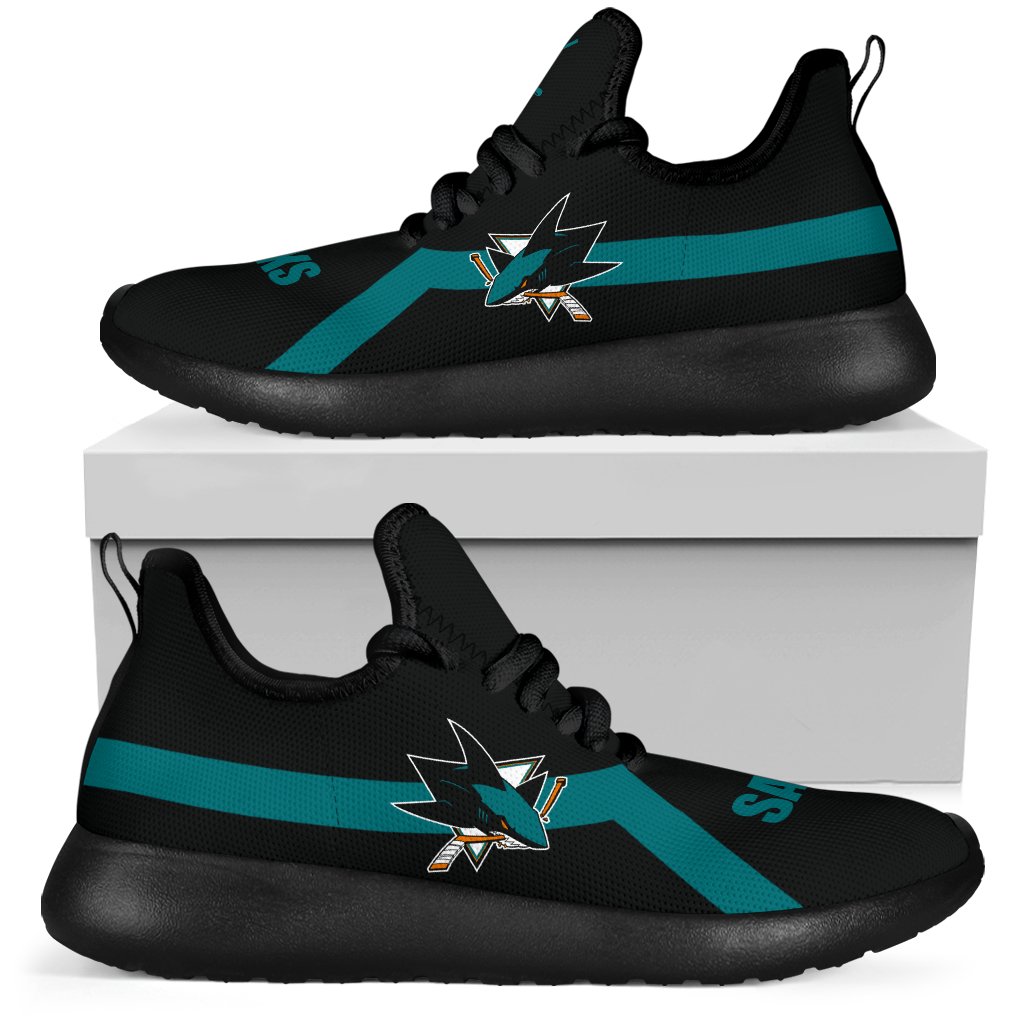 New-Style-Line-Logo-San-Jose-Sharks-Mesh-Knit-Sneakers-1