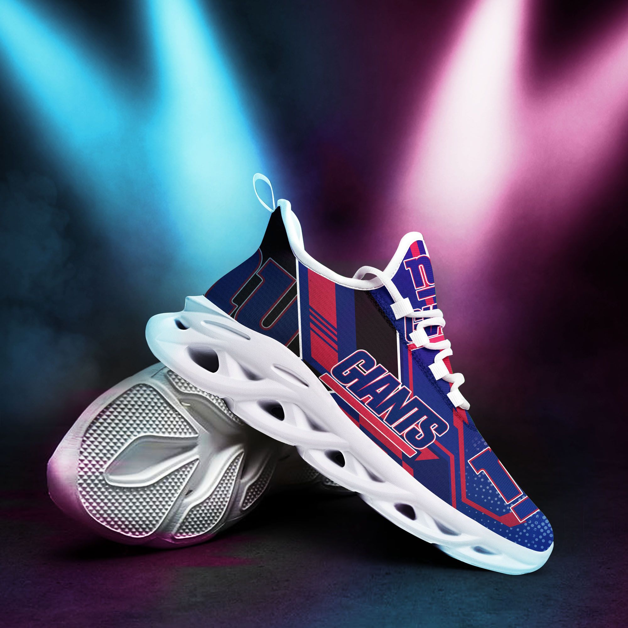New York Giants Nfl Max Soul Clunky Shoes New York Giants Nfl Max Soul Clunky Shoes