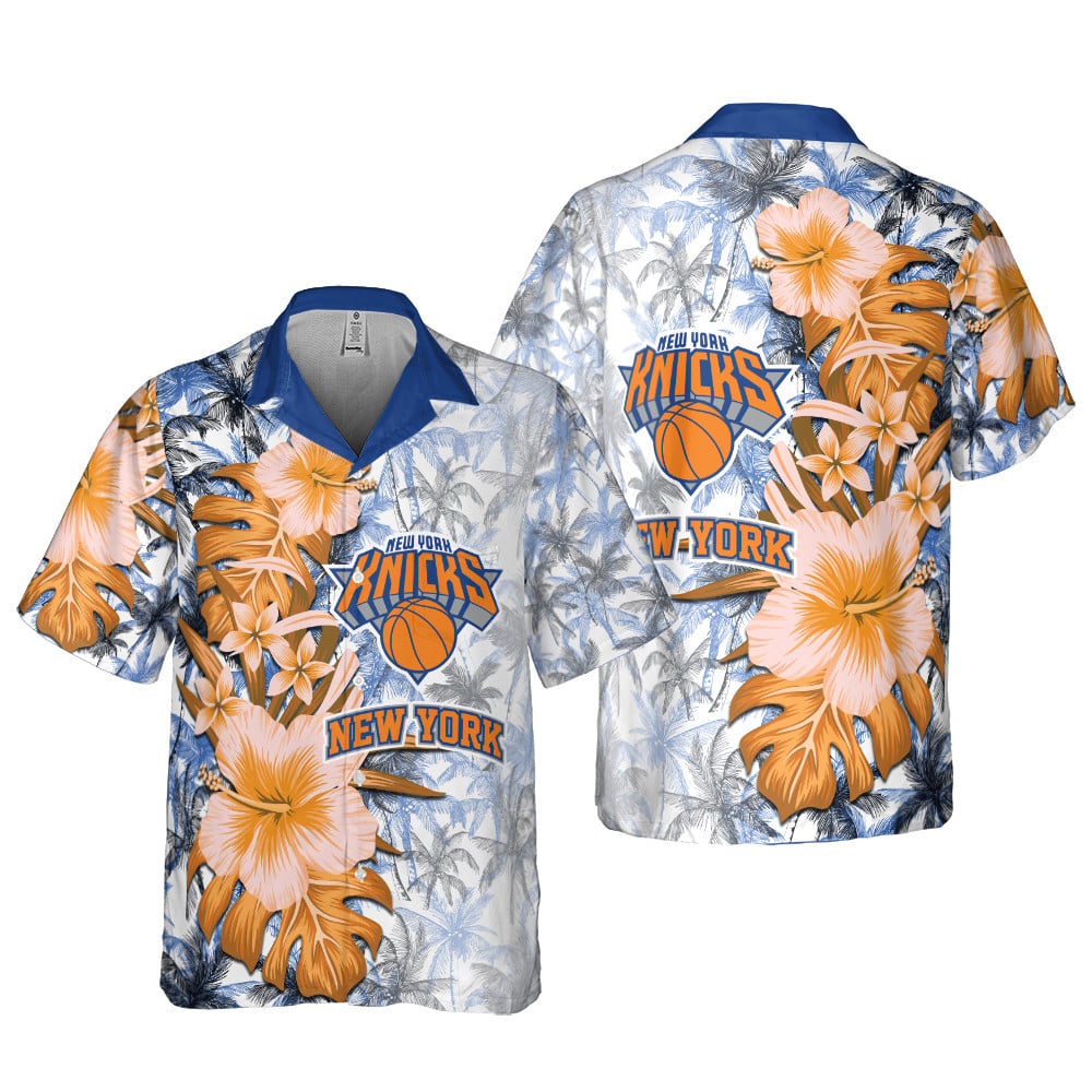 New York Knicks Hawaiian Shirt SH1 New York Knicks Hawaiian Shirt SH1