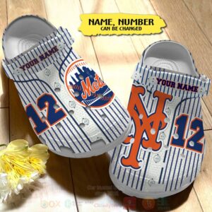 New York Mets Personalized Crocband Crocs Clog Shoes