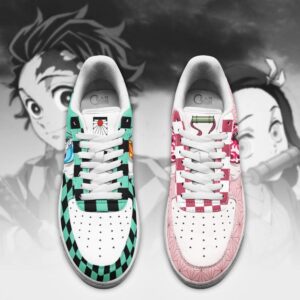 Nezuko And Tanjiro Skills Demon Slayer Anime Air Force Shoes