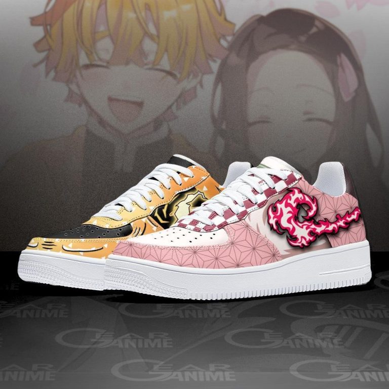 Nezuko-And-Zenitsu-Anime-Skills-Demon-Slayer-Air-Force-Shoes-2