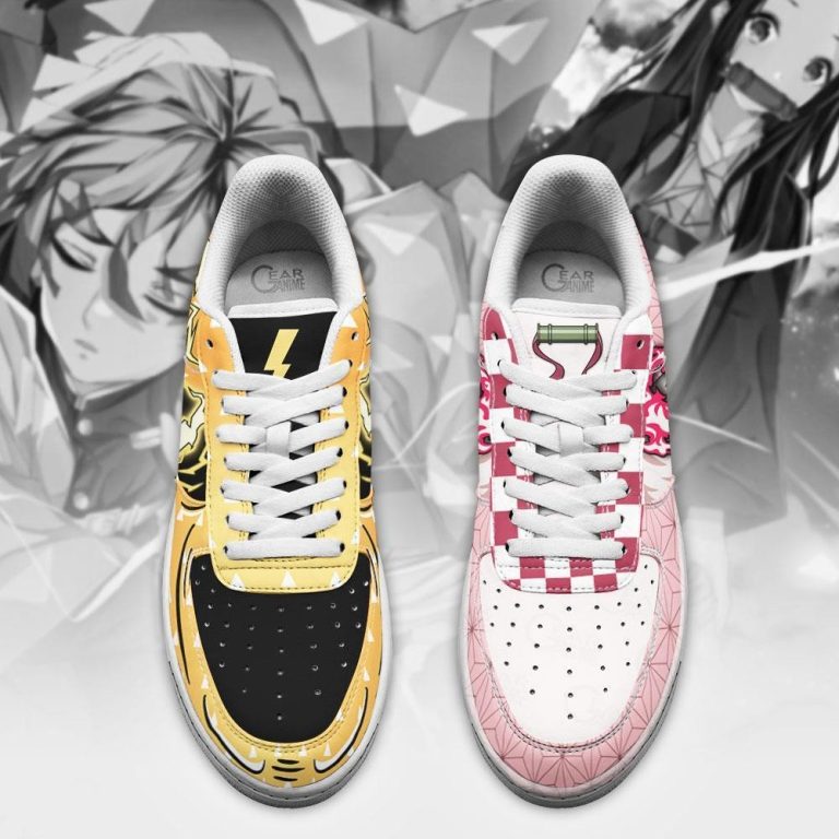 Nezuko-And-Zenitsu-Anime-Skills-Demon-Slayer-Air-Force-Shoes-3