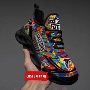 Nfl Atlanta Falcons-Autism Personalized Clunky Max Soul Shoes