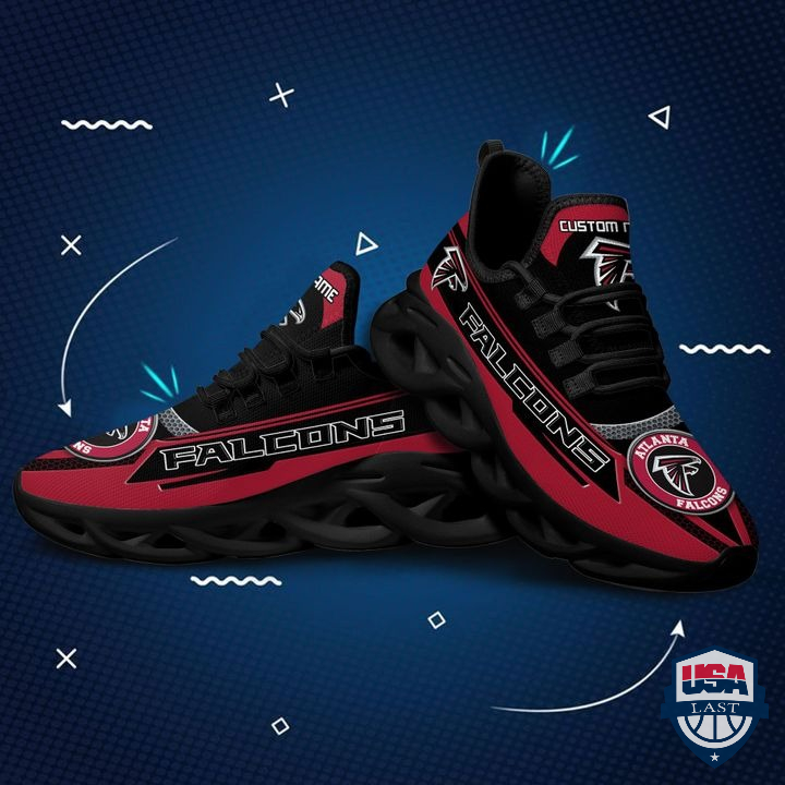 Nfl Atlanta Falcons Geometric Pattern Custom Name Max Soul Shoes 23 Nfl Atlanta Falcons Geometric Pattern Custom Name Max Soul Shoes 23