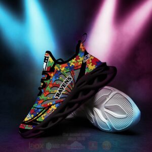 Nfl Baltimore Ravens-Autism Personalized Clunky Max Soul Shoes
