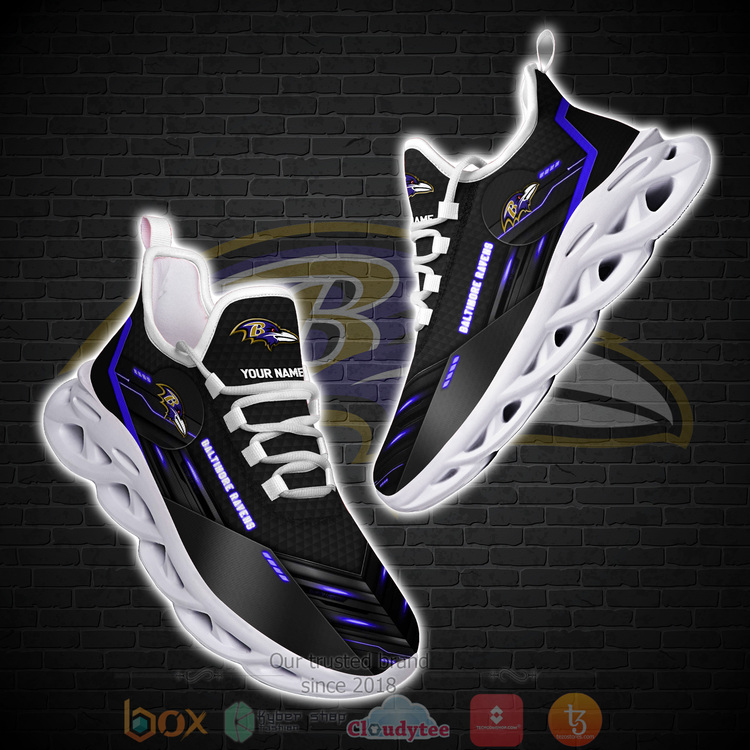 Nfl Baltimore Ravens Personalized Clunky Max Soul Shoes Nfl Baltimore Ravens Personalized Clunky Max Soul Shoes