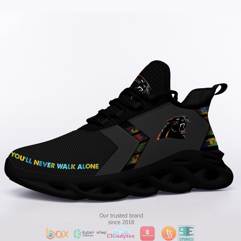 Nfl Carolina Panthers Autism Max Soul Sneakers Nfl Carolina Panthers Autism Max Soul Sneakers