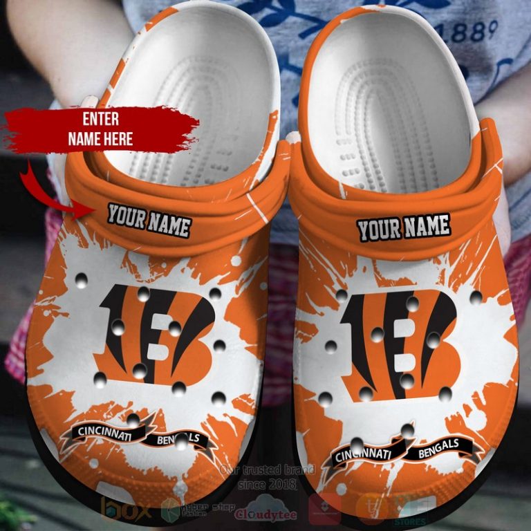 Nfl-Cincinnati-Bengals-Custom-Name-Crocband-Crocs-Clog-Shoes-1