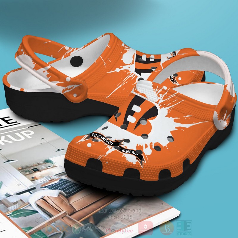 Nfl Cincinnati Bengals Custom Name Crocband Crocs Clog Shoes Nfl Cincinnati Bengals Custom Name Crocband Crocs Clog Shoes