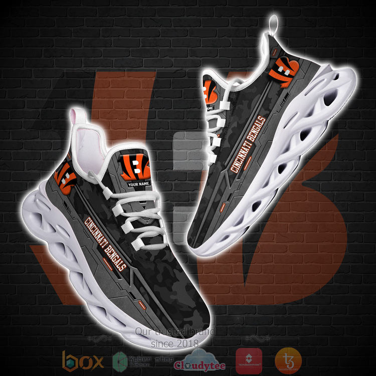 Nfl Cincinnati Bengals Football Team Personalized Clunky Max Soul Shoes Nfl Cincinnati Bengals Football Team Personalized Clunky Max Soul Shoes
