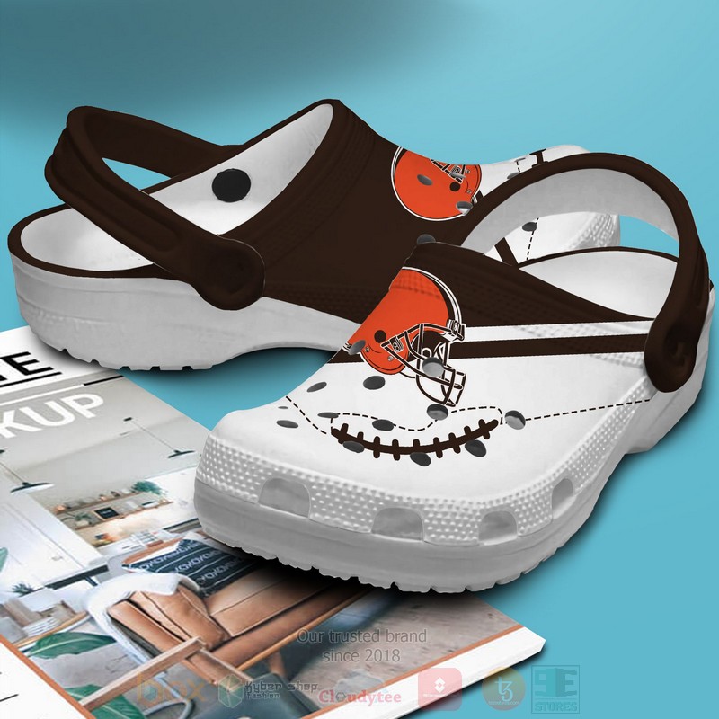 Nfl Cleveland Browns Custom Name Crocband Crocs Clog Shoes Nfl Cleveland Browns Custom Name Crocband Crocs Clog Shoes