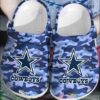 Nfl Dallas Cowboys Crocband Crocs Clog Shoes