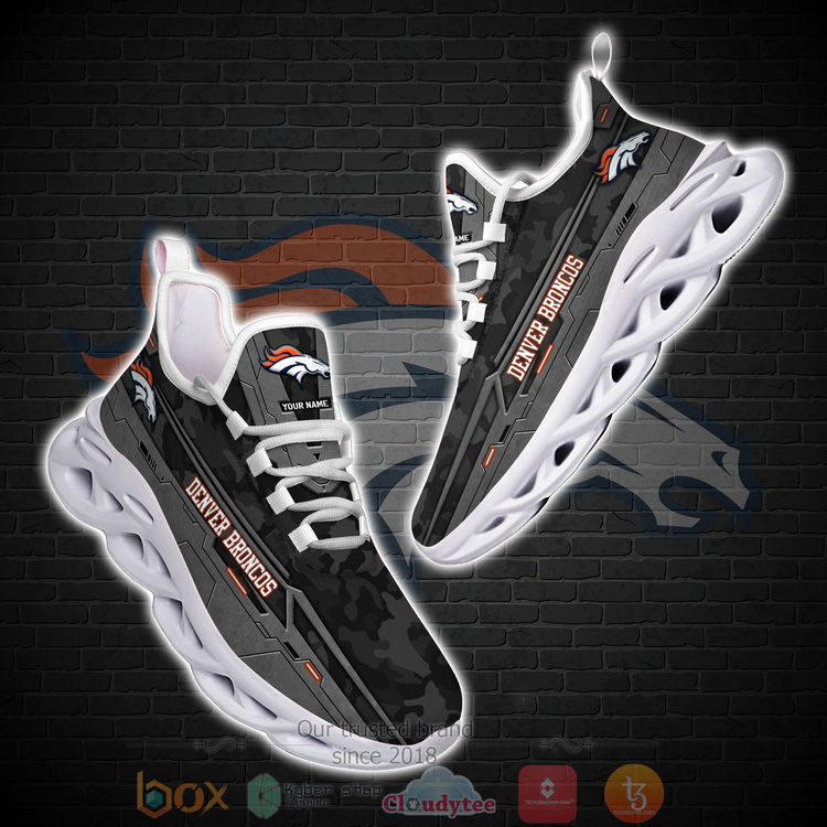 Nfl Denver Broncos Football Team Personalized Clunky Max Soul Shoes Nfl Denver Broncos Football Team Personalized Clunky Max Soul Shoes