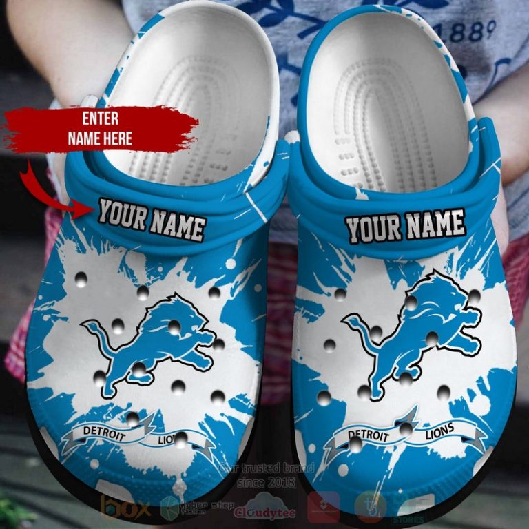 Nfl-Detroit-Lions-Custom-Name-Blue-Pattern-Crocband-Crocs-Clog-Shoes-1