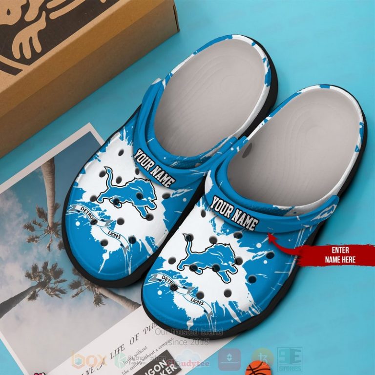 Nfl-Detroit-Lions-Custom-Name-Blue-Pattern-Crocband-Crocs-Clog-Shoes-2