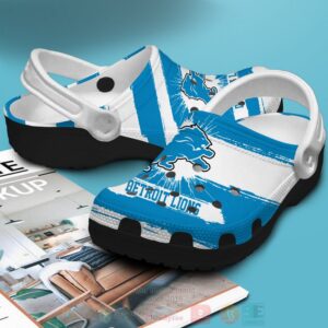 Nfl Detroit Lions Custom Name Crocband Crocs Clog Shoes