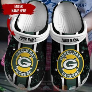 Nfl Green Bay Packers Custom Name Crocband Crocs Clog Shoes
