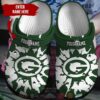 Nfl Green Bay Packers Custom Name Green Pattern Crocband Crocs Clog Shoes