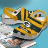 Nfl Green Bay Packers Custom Name Green-Yellow Crocband Crocs Clog Shoes