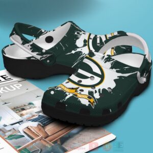 Nfl Green Bay Packers Custom Name Greens-White Crocband Crocs Clog Shoes