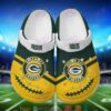 Nfl Green Bay Packers Green-Yellow Crocband Crocs Clog Shoes