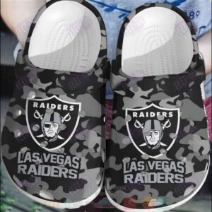 Nfl Las Vegas Raiders Crocband Crocs Clog Shoes