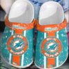 Nfl Miami Dolphins Crocband Crocs Clog Shoes