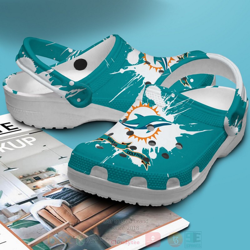 Nfl Miami Dolphins Custom Name Crocs Shoes Nfl Miami Dolphins Custom Name Crocs Shoes