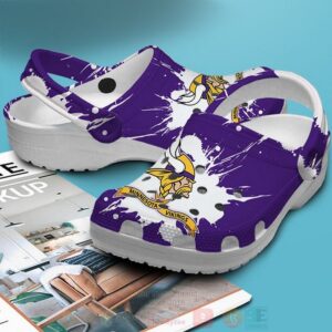 Nfl Minnesota Vikings Custom Name Crocs Shoes