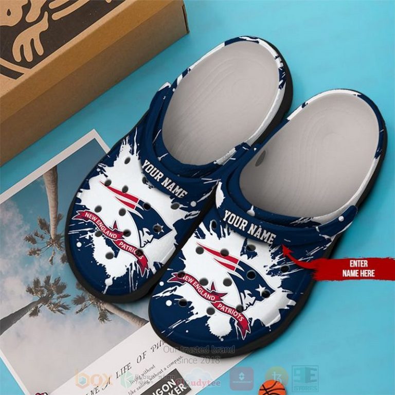Nfl-New-England-Patriots-Custom-Name-Crocband-Crocs-Clog-Shoes-2