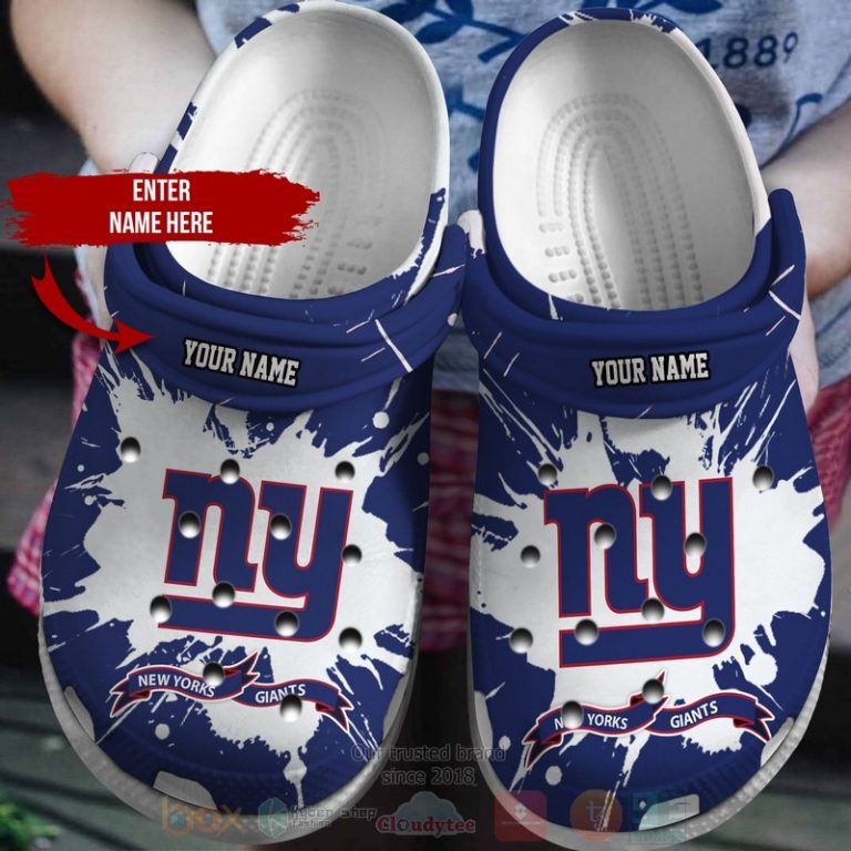 Nfl-New-York-Giants-Custom-Name-Crocband-Crocs-Clog-Shoes-1