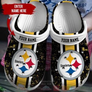 Nfl Pittsburgh Steelers Custom Name Crocband Crocs Clog Shoes