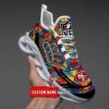 Nfl San Francisco 49Ers-Autism Personalized Clunky Max Soul Shoes