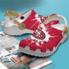 Nfl San Francisco 49Ers Custom Name Red Pattern Crocband Crocs Clog Shoes