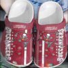 Nfl Tampa Bay Buccaneers Red Crocband Crocs Clog Shoes